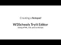 How To Make a BASIC NOTEPAD using JS