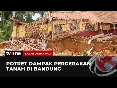 Bangunan SD di Bandung Barat Ambruk Akibat Pergerakan Tanah