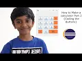 How to make a Calculator Part 2 Coding the buttons
