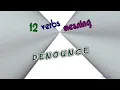 denounce - 13 verbs meaning denounce sentence examples