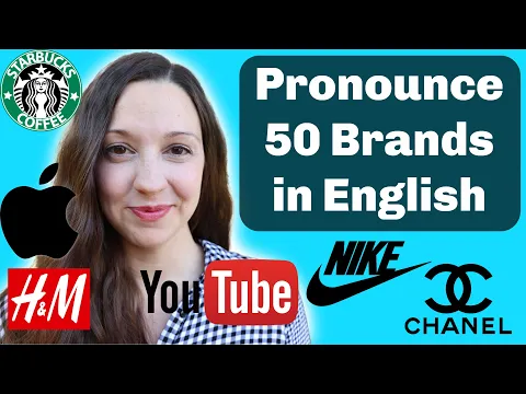 Download MP3 Pronounce Top 50 Brand Names in English