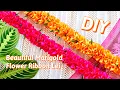How To Make This Beautiful Marigold Flower Ribbon Lei