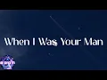 Download Lagu Bruno Mars - When I Was Your Man (Lyrics)