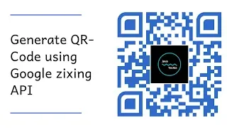 Generate QR-Code using Google zixing API Java Techie