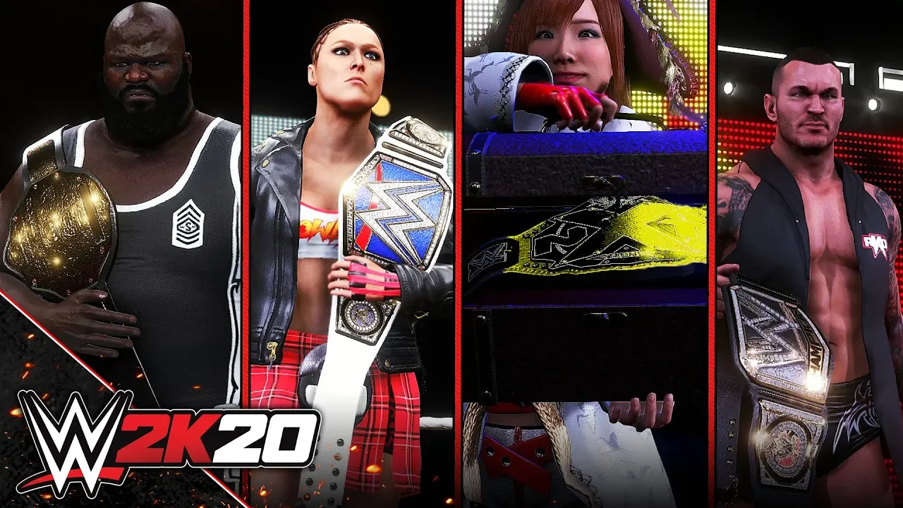 WWE 2K20 UPDATED CHAMPION ENTRANCES: Kairi Sane w/ Chest, The Rock, Mark Henry, Ronda, & More!