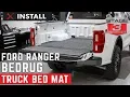 2019-2020 Ranger BedRug XLT Truck Bed Mat 5 Ft Bed Install