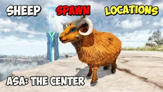 ASA The Center BEST Ovis Spawn Locations On ARK Survival Ascended