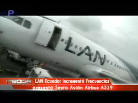 LAN Ecuador incrementó frecuencias presentó sexto avión Airbus A319