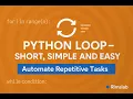 Master Python Loops Easy Loop tutorial for beginners