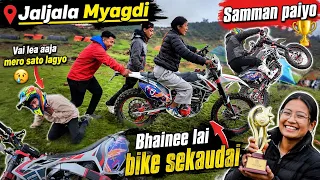 With my Father ?? Heaven of Myagdi 🌄 || Jaljala Camping + Bike Stunt Gone Wrong 😳 || MRBVlog