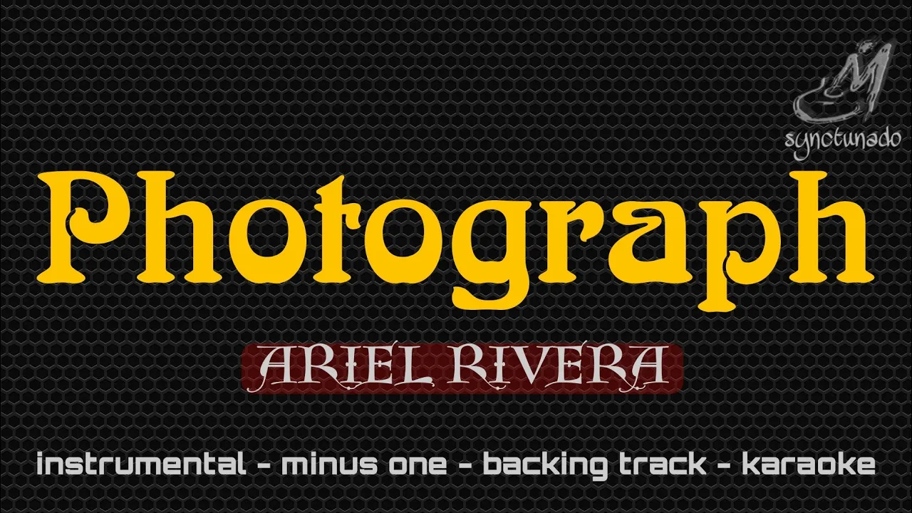 PHOTOGRAPH [ ARIEL RIVERA ] INSTRUMENTAL | MINUS ONE