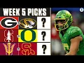 Week 5 College Football EXPERT PICKS MORE for LATE SLATE Games CBS Sports