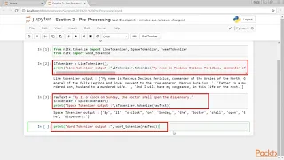 Text Processing using NLTK in Python Tokenization Learning to Use Inbuilt Tokenizers packtpub com