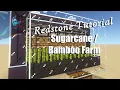 Basic Sugarcane Bamboo Farm Minecraft Tutorial