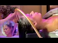 Water Head Spa Treatment to Fall Asleep to Natural Massage Aromatherapy Relaxing Techniques