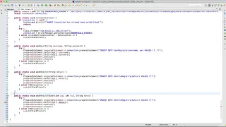 Week 7 Interacting with MySQL in Java using JDBC