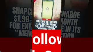 SnapChat Will Charge 1 99 To 15 99 A Month For Extra Storage Snapchat 