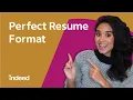 How to Format a Resume for Success in 5 Easy Steps Indeed Career Tips