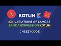 Kotlin Lambdas Expressions Higher Order Functions in Kotlin Cheezycode
