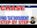 How To Find Tax Document In Chase Online Banking