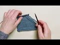 How to create a left leaning double decrease - SK2P