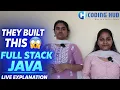Real-Time Full Stack Java Project by Students Coding Hub Innovations Project Demo