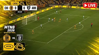 GAME Kaizer Chiefs vs Golden Arrows Match Live Today MTN 8 All Goals Highlights