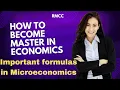 IMPORTANT FORMULAS IN MICROECONOMICS