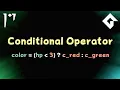The Conditional Operator - GameMaker Tutorial