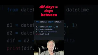 Find number of days between 2 Python dates