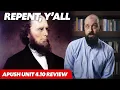 The SECOND Great Awakening APUSH Review Unit 4 Topic 10 Period 4 1800-1848