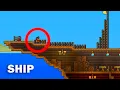 THIS IS A REAL PIRATE SHIP HOW TO BUILD A SHIP IN TERRARIA