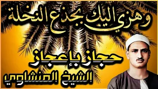   ف ن اد اه ا م ن  ت ح ت ه ا أ ل  ا ت ح ز ن ي   حجاز بإعجاز  وإمكانيات رهيبه للشيخ المنشاوي دندنها