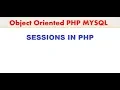 PHP MYSQLi TUTORIAL 22 SESSIONS in PHP
