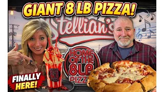 We Finally Tried Stellian s 8 LB Pizza Legendary Pizza in Central City KY
