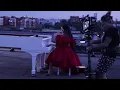 Chloe Flower BTS of the Billy Joel's New York State of Mind for the official re-opening of Broadway