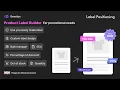 Label positioning options