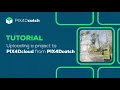 Uploading a project to PIX4Dcloud from PIX4Dcatch