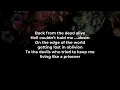 Halestorm - Back From The Dead (LYRICS)