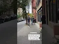 David Muir seen for the first time after the Trump-Harris presidential debate walking his dog in NYC
