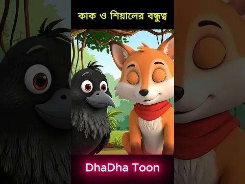 Friendship of foxes #shorts #banglacartoon #viral