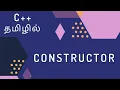 C Programming - 13 Constructor Tamil