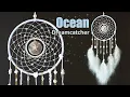 DIY Tutorial l How To Make Beautiful Ocean Themed Dreamcatcher step by step easy webbing