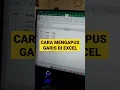 Download Lagu Cara Menghapus Garis Di Microsoft Excel