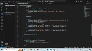 Number Guessing Game using Java Swing Graphical User Interface GUI With Source Code Java