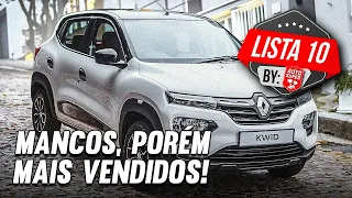 10 CARROS MAIS MANCOS FEITOS NO BRASIL QUE VOCÊ DEVE PASSAR LONGE!? ou vale a pena pra alguma coisa?