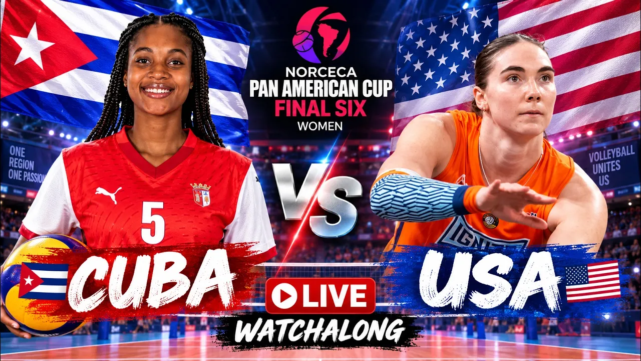 Cuba vs USA LIVE | Pan American Cup Final Six Women 2026 | Volleyball Watchalong
