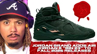 حذاء Air Jordan 8 Bin 23 أول إصدار على الإطلاق في خريف 2026 