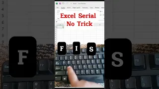 excel serial no trick type thousands of serial no in second