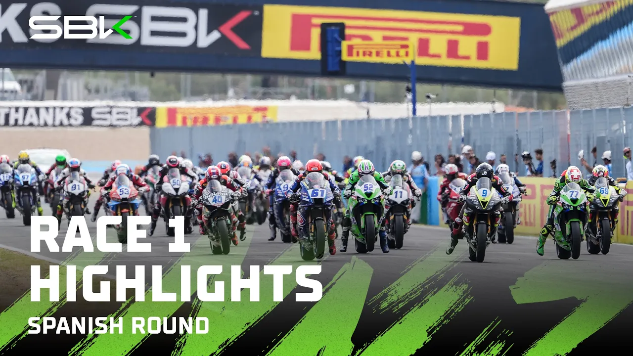 FULL HIGHLIGHTS: Arenas holds off Alcoba for Race 1 victory! 🔥 | #SpanishWorldSBK 🇪🇸